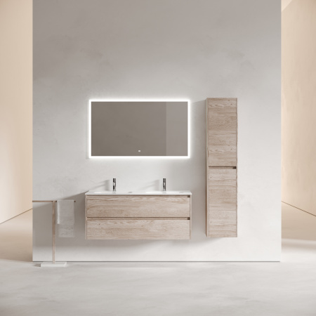 Тумба под раковину Sancos Libra LB120-2EG 119х45х50 подвесная цвет дуб галифакс натуральный